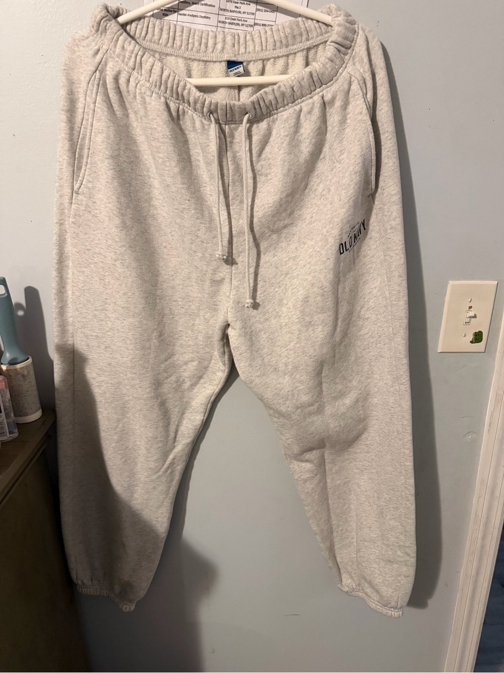 Old Navy Light Gray Kids Fleece Joggers . Bundle of 2 pairs